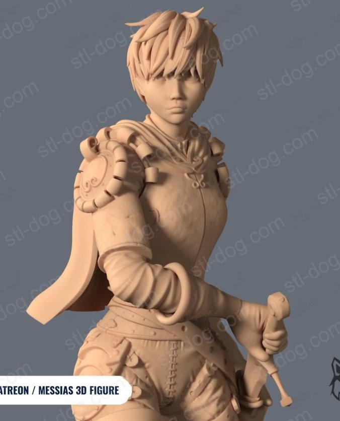 《剑风传奇（Berserk）》中的卡斯卡（Casca）3D打印图纸